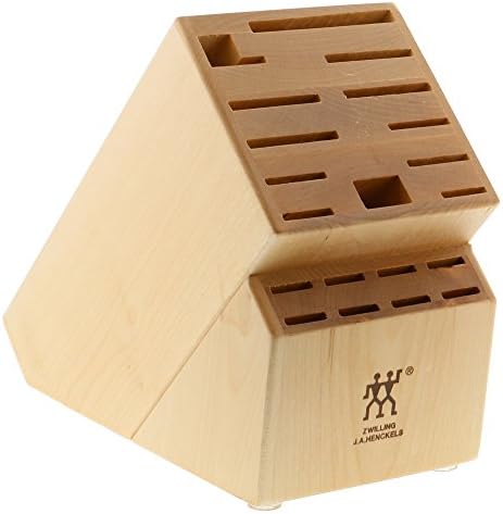 ZWILLING 20-Slot Knife Storage Block in Hardwood