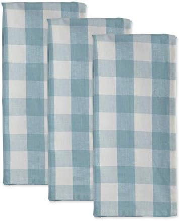 DII Buffalo Check Farmhouse Kitchen Towels Set