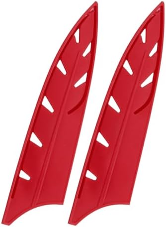 Uxcell 2 Pcs Knife Cover Sleeves Red 87 x 2 Inches