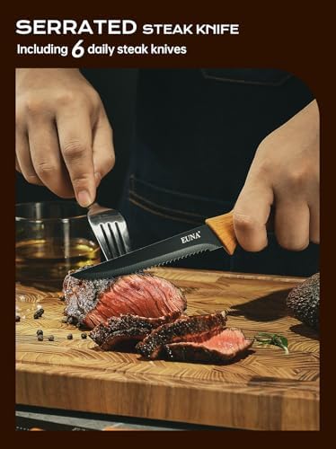 Premium 19-Piece Knife Set for Every Cook