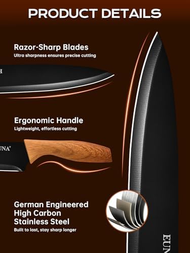 Premium 19-Piece Knife Set for Every Cook