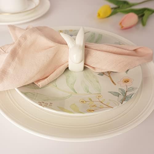 Utalek Easter Bunny Napkin Rings Set of 6