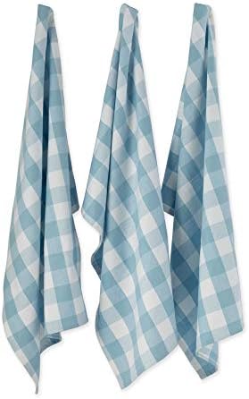 DII Buffalo Check Farmhouse Kitchen Towels Set