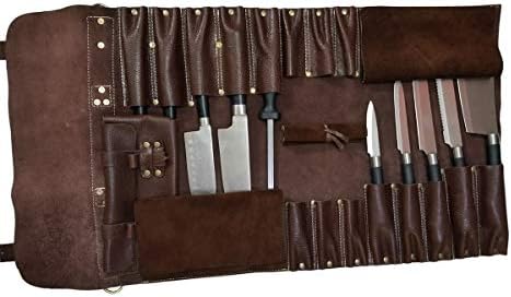 Luvsecretlingerie Chef Knife Roll with 16 Pockets