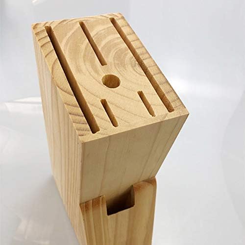 Wooden Knife Block Countertop Organizer