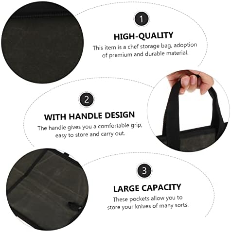 PRETYZOOM Knife Storage Bag for BBQ Picnic Use