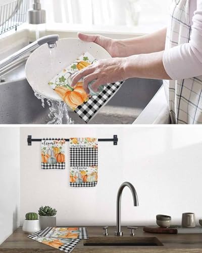 Fast-absorbent 12x12 Waffle Towels Set of 3