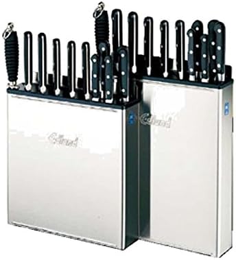 Edlund 14 Inch 8 Slot Knife Rack with Back Plate