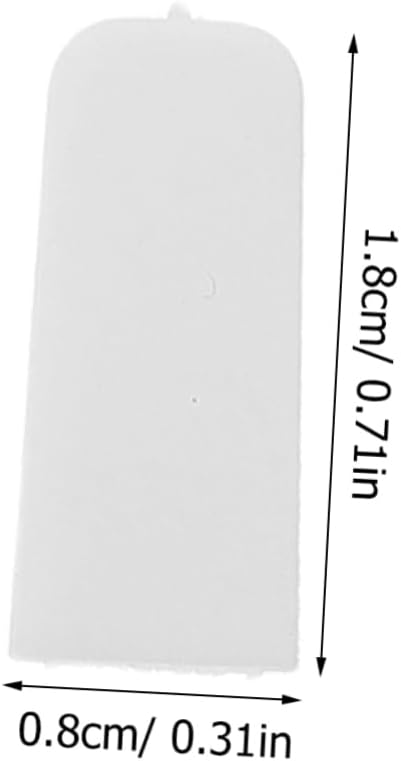 100-Piece Transparent Plastic Knife Tip Sleeves Perfect for Storage