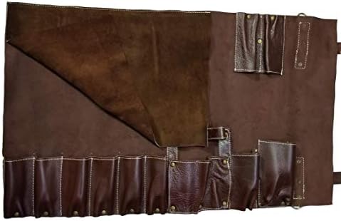 Lightweight Premium Leather Chef Knife Bag