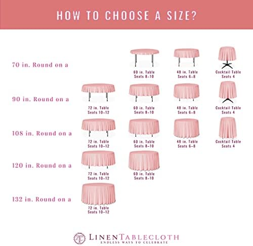 Peach Tablecloth for Large Gatherings