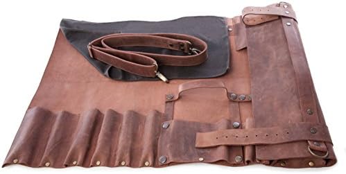 Lightweight Leather Chef Knife Bag