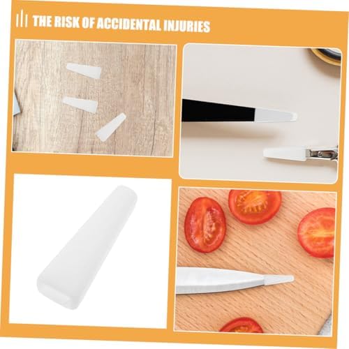 100-Piece Transparent Knife Tip Sleeves for Injury Prevention
