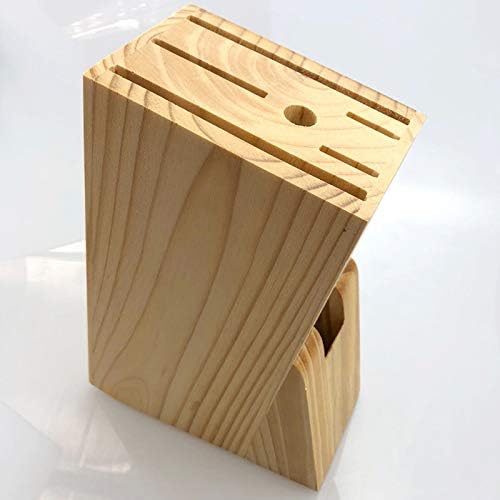 Wooden Knife Block Countertop Organizer