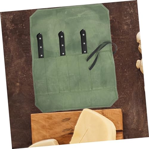 PrettyZoom Canvas Chef Knife Roll Bag