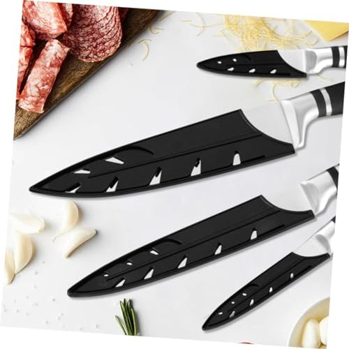 PRETYZOOM 8pcs Chef Knife Set Plastic Cutter Covers