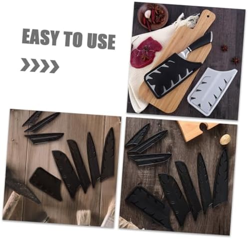 PRETYZOOM 8pcs Kitchen Knife Blade Guards Set