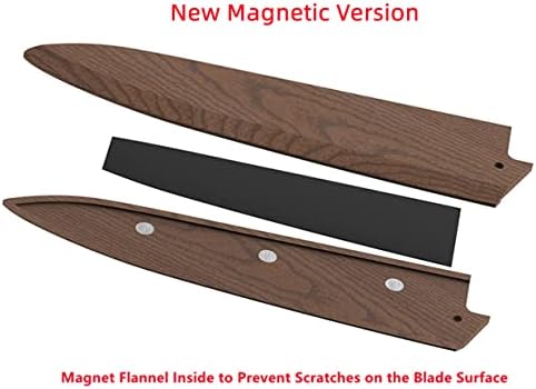 Aibote Natural Black Walnut Sashimi Knife Sheath