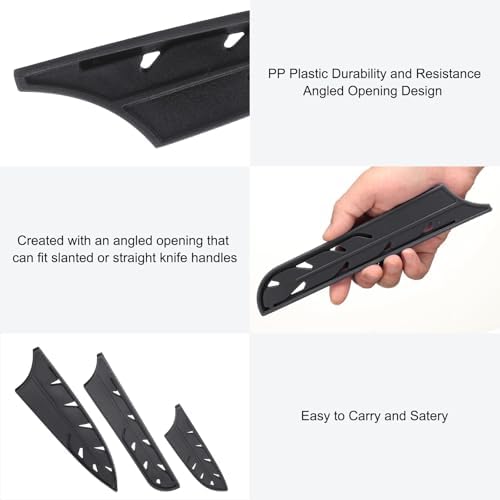 2 Pcs 8x14 PP Knife Covers Universal Edge Guard for Home Kitchen