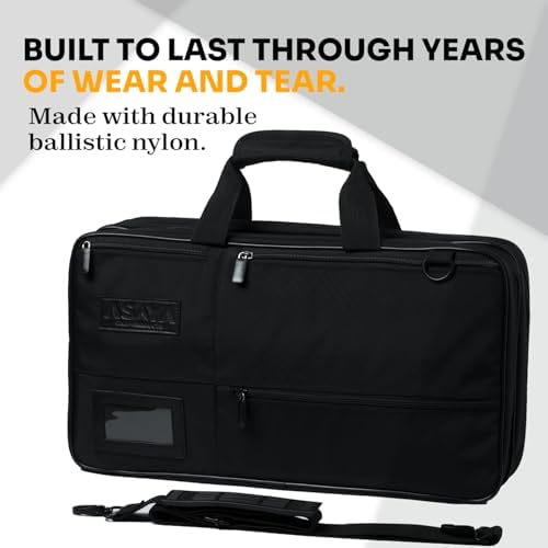 Asaya Chef Knife Bag 28 Pockets for Organization and Durability