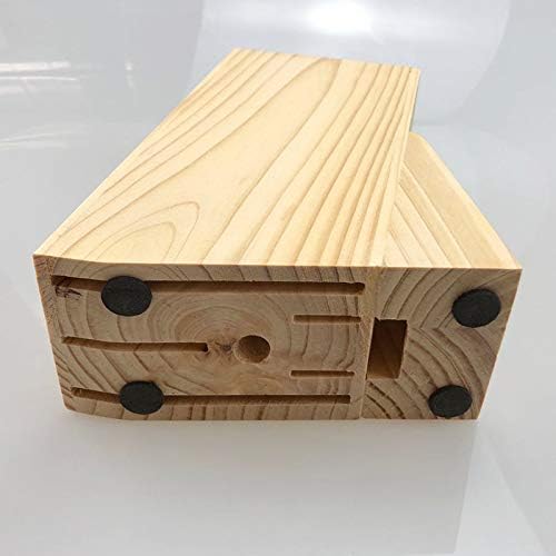 Wooden Knife Block Countertop Organizer