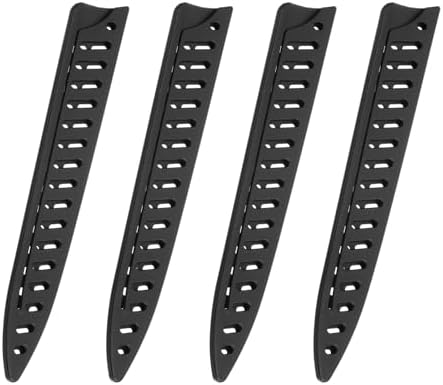 4-Piece Knife Cover 8 Black Protection