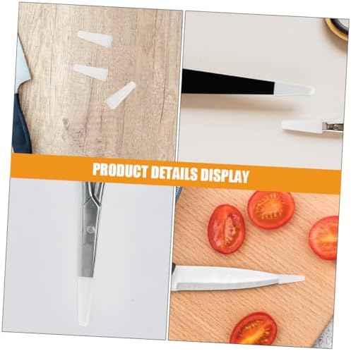 BESTOYARD 100pcs Transparent Knife Tip Protector Cover
