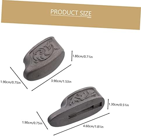 ORFOFE 2Pcs Stainless Steel Finger Guard for Knife Handle