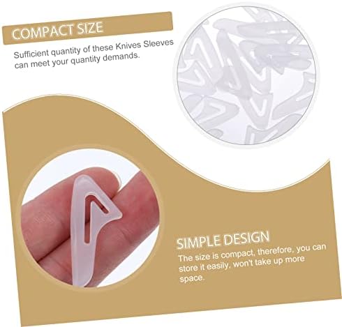 PrettyZoom 25-Piece Tip Set - Anti-Scratch Kitchen Knife Covers
