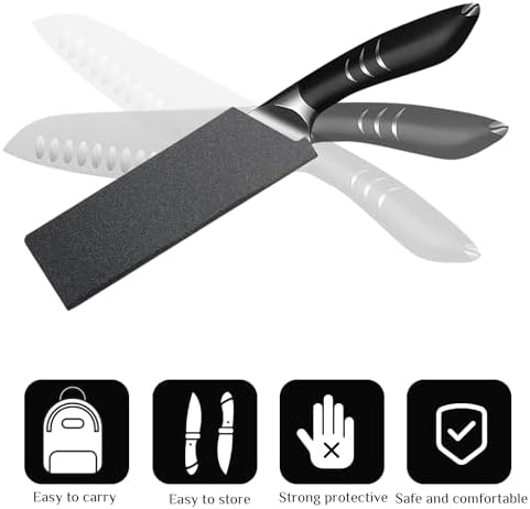 4-Piece Kitchen Knife Edge Guards for 7 Knives