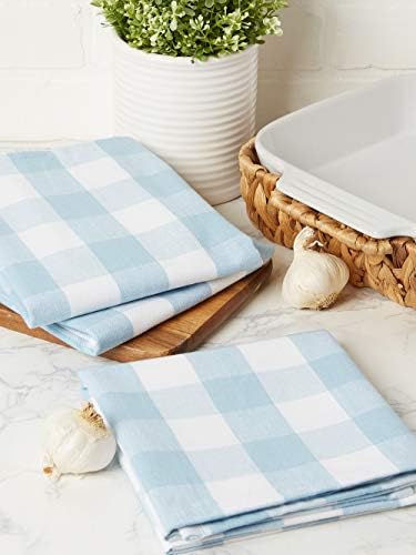 DII Buffalo Check Farmhouse Kitchen Towels Set