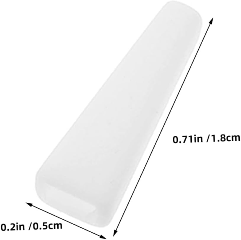 100-Piece Transparent Plastic Knife Blade Tip Protectors