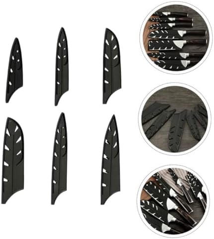 Premium 10-Piece Steel Knife Set Covers Durable Sharp Kitchen Knives Protector