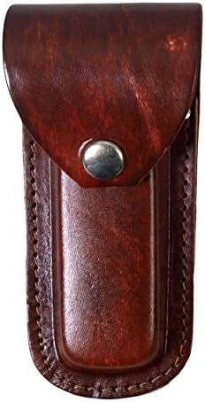 Hot Leathers CSF1003 Antique 5 Brown Leather Knife Case