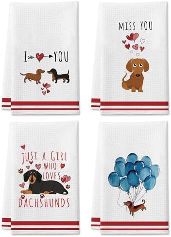 Delightful Dog-Themed Kitchen Towels for Women