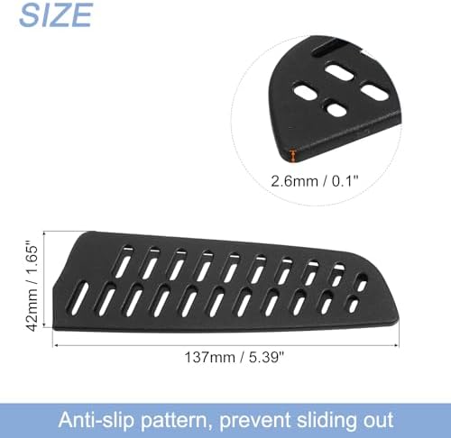 Uxcell 2Pcs Knife Edge Guards for 5 Santoku Knife