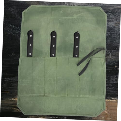 PrettyZoom Canvas Chef Knife Roll Bag