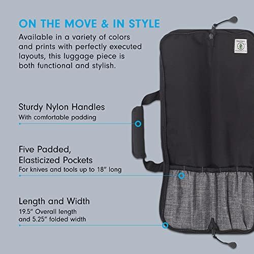 Messermeister Preservation 5-Pocket Knife Luggage Black