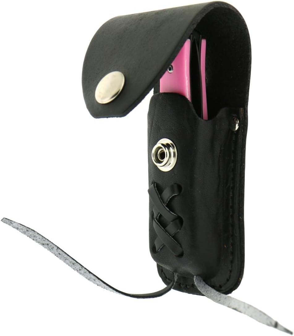 Hot Leathers 4 Black Leather Knife Case