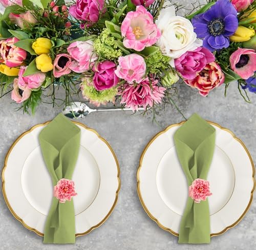 Perfect Floral Napkins 100-Count Set
