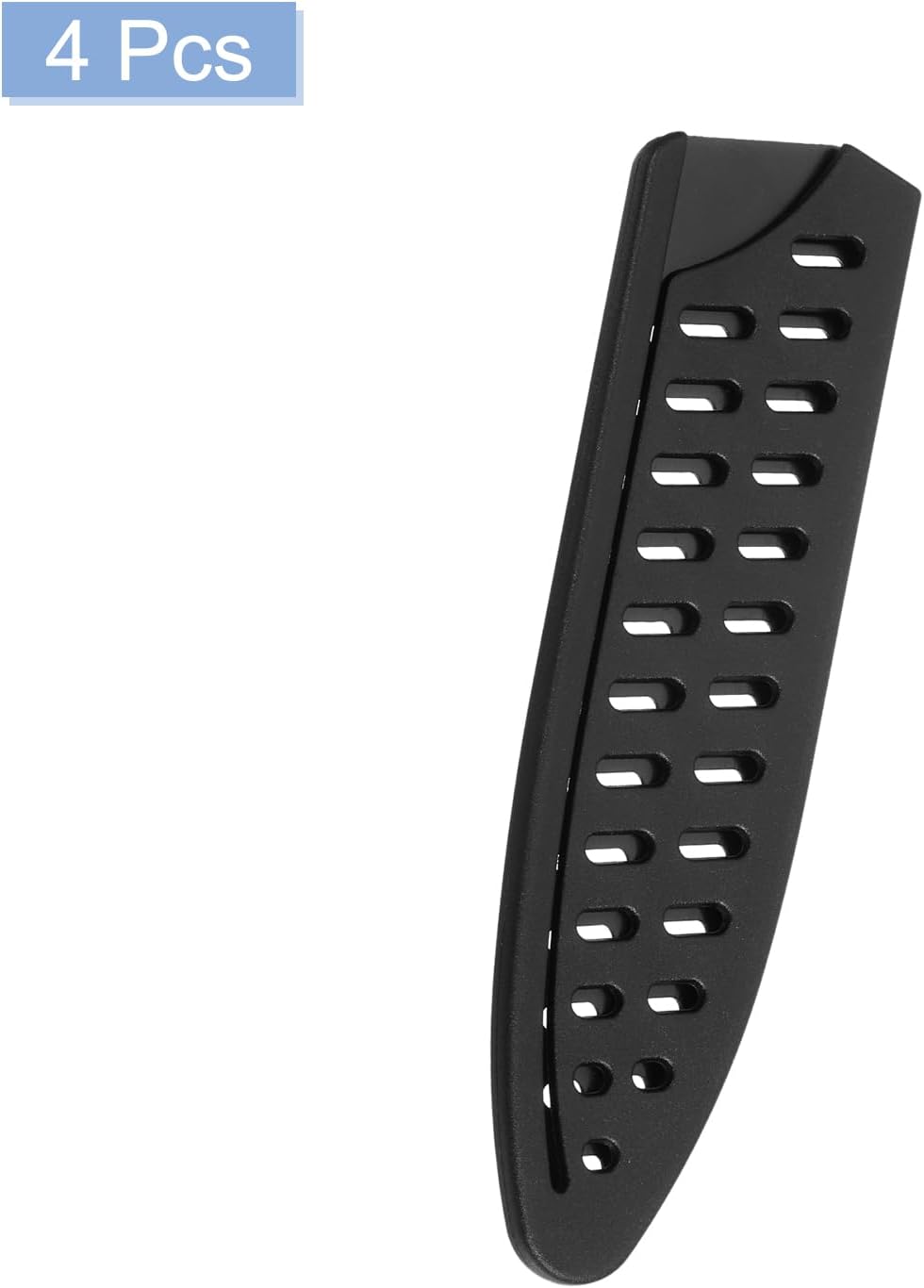 4Pcs Black Knife Cover Sleeves Durable Edge Protector