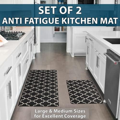 ComfiLife Anti-Fatigue Kitchen Mat Set for 2