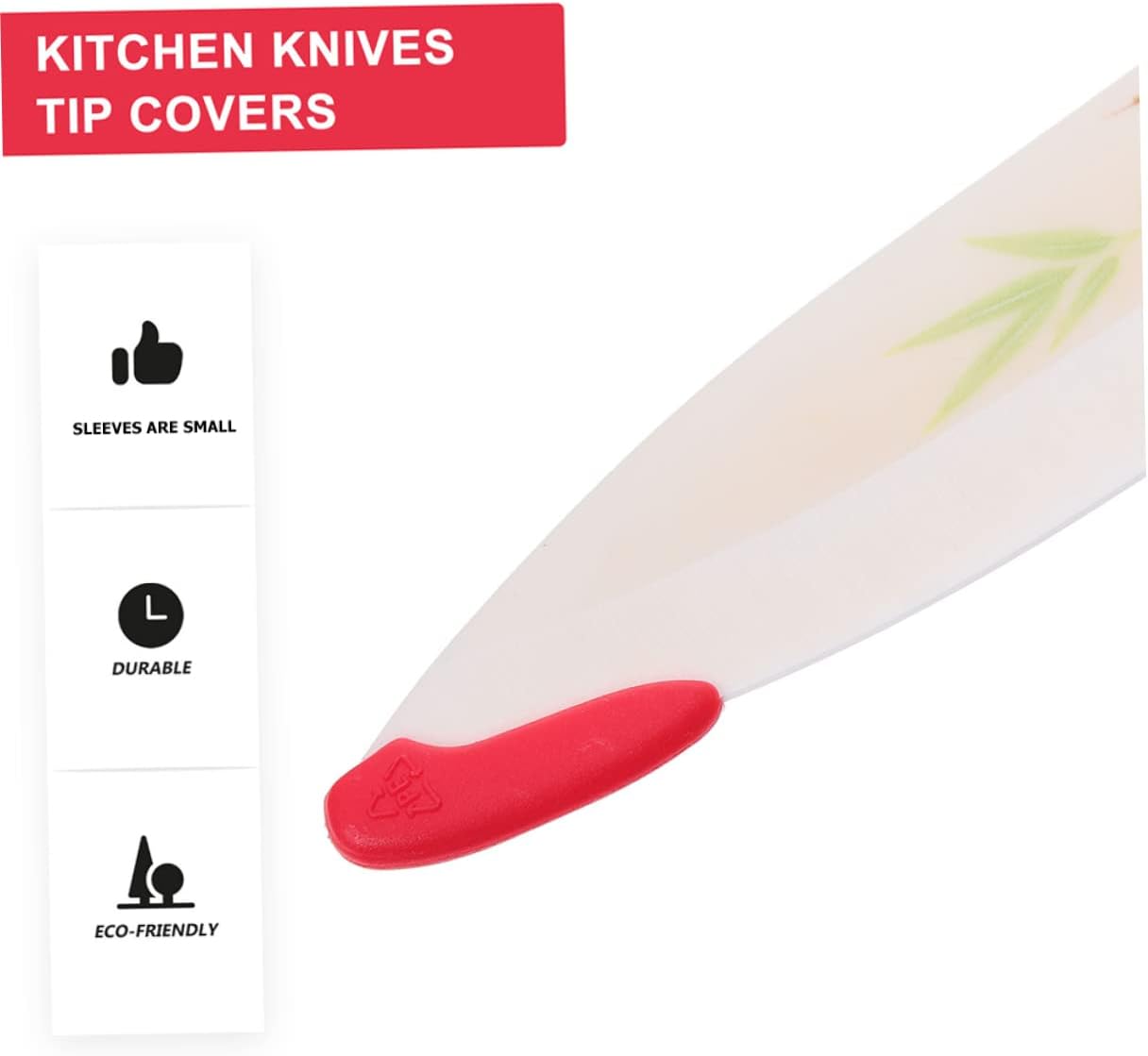 Premium 40-Piece Plastic Knife Tip Covers