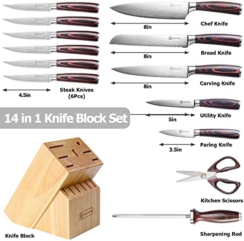 PAUDIN knives set for home