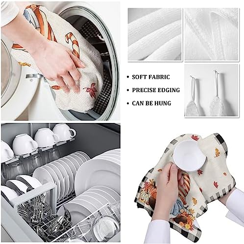 Thanksgiving Plaid Kitchen Towels