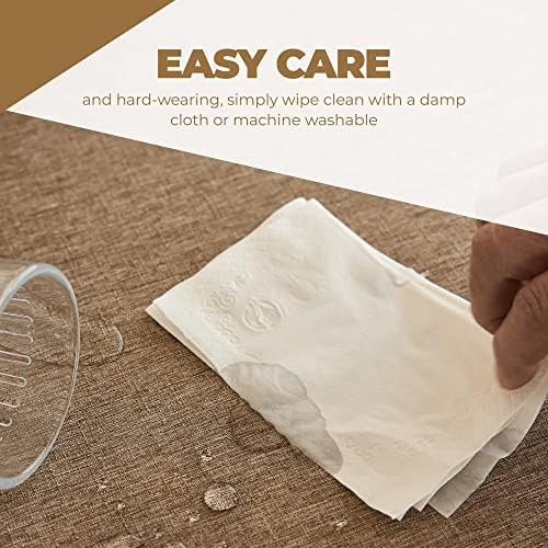 Versatile Rectangle Waterproof Dining Table Cloth