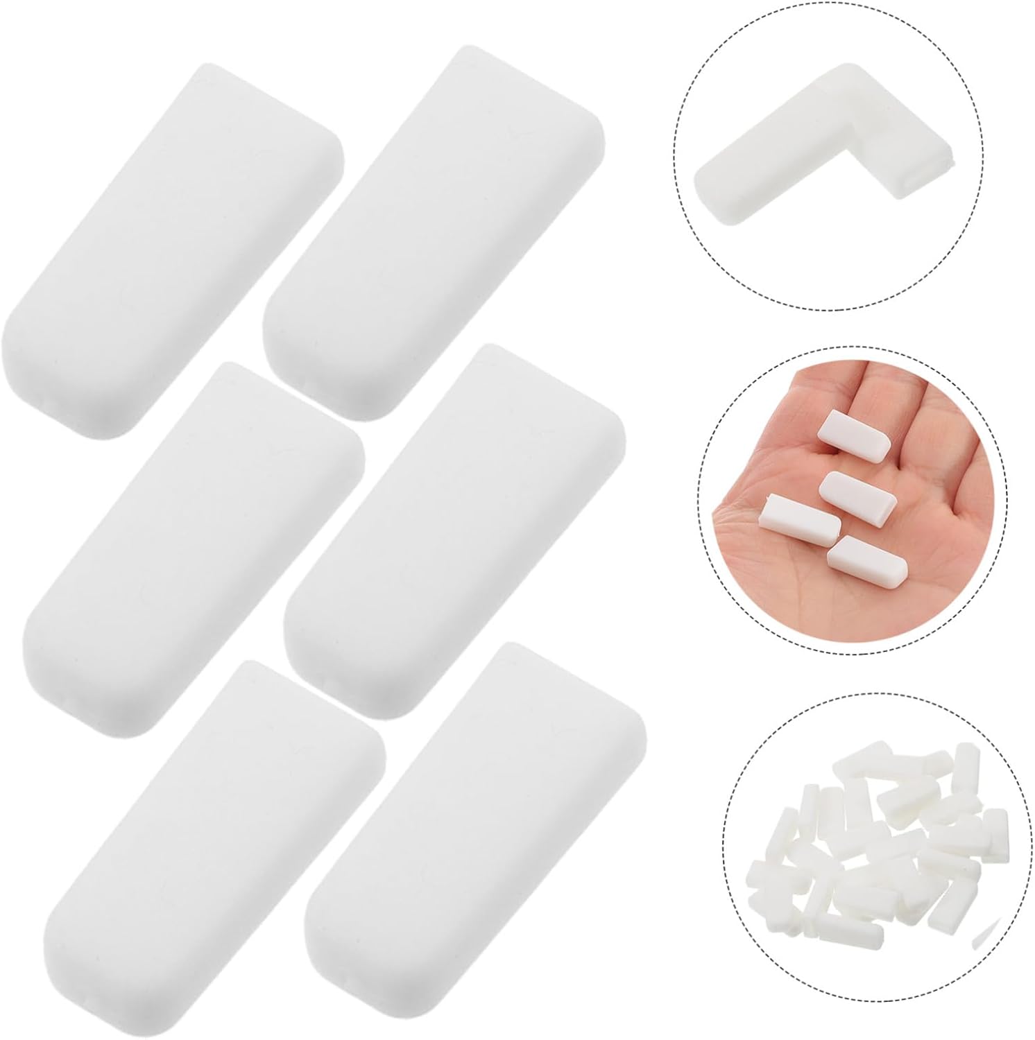 100-Piece Transparent Plastic Knife Tip Sleeves Perfect for Storage