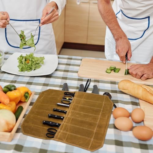 Stylish Heavy-Duty Knife Roll Case