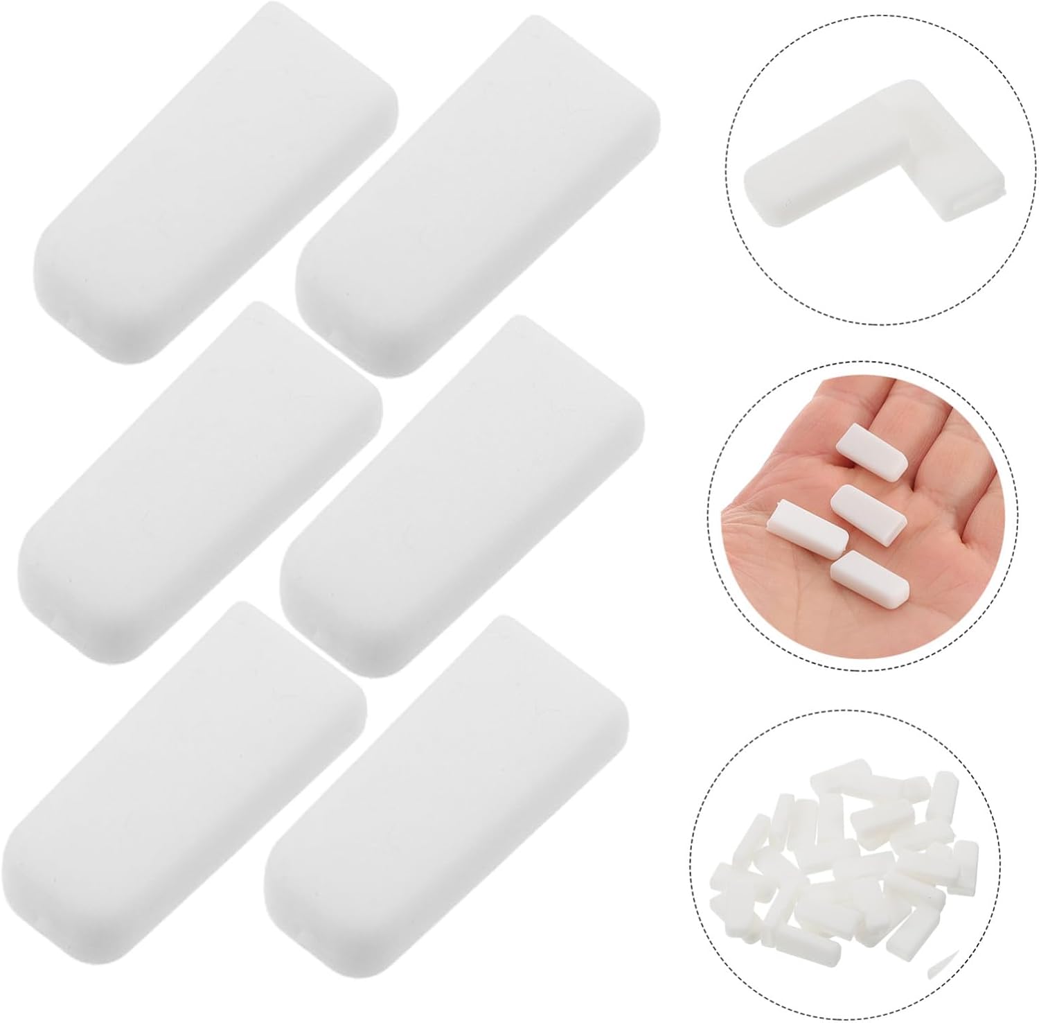 TIDTALEO Transparent Plastic Knife Blade Tip Sleeves Safety Knife Cover