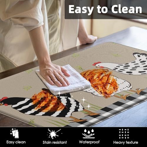 Anti-Fatigue Kitchen Rugs Set of 2 miraclefloor